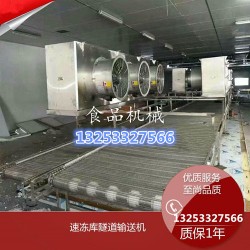 饺子速冻隧道 速冻饺子生产线网带输送机